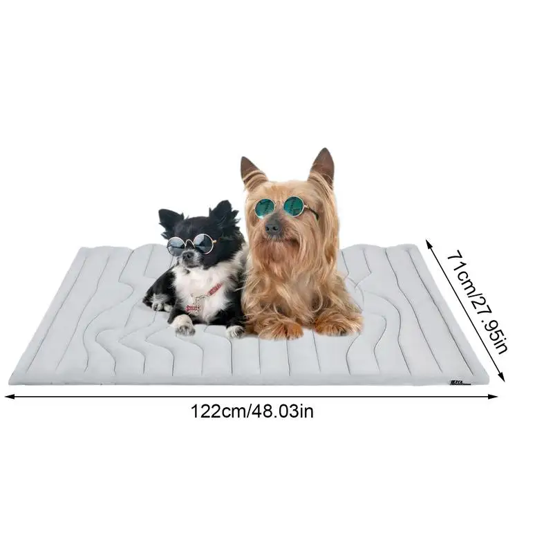 Esterilla refrescante lavable para perros, 122 x 71 cm, para cama de gato, cojín, manta