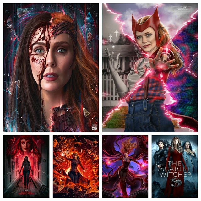 The Avengers Wanda Maximoff - 5D Diamond Painting 