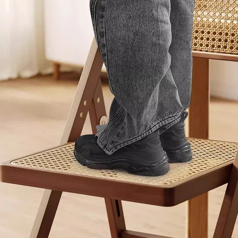 Portable Nordic Dining Chairs Foldable Kitchen Comfortable Interior Chair Relaxing Household Cadeira Home Furniture Iyrqe