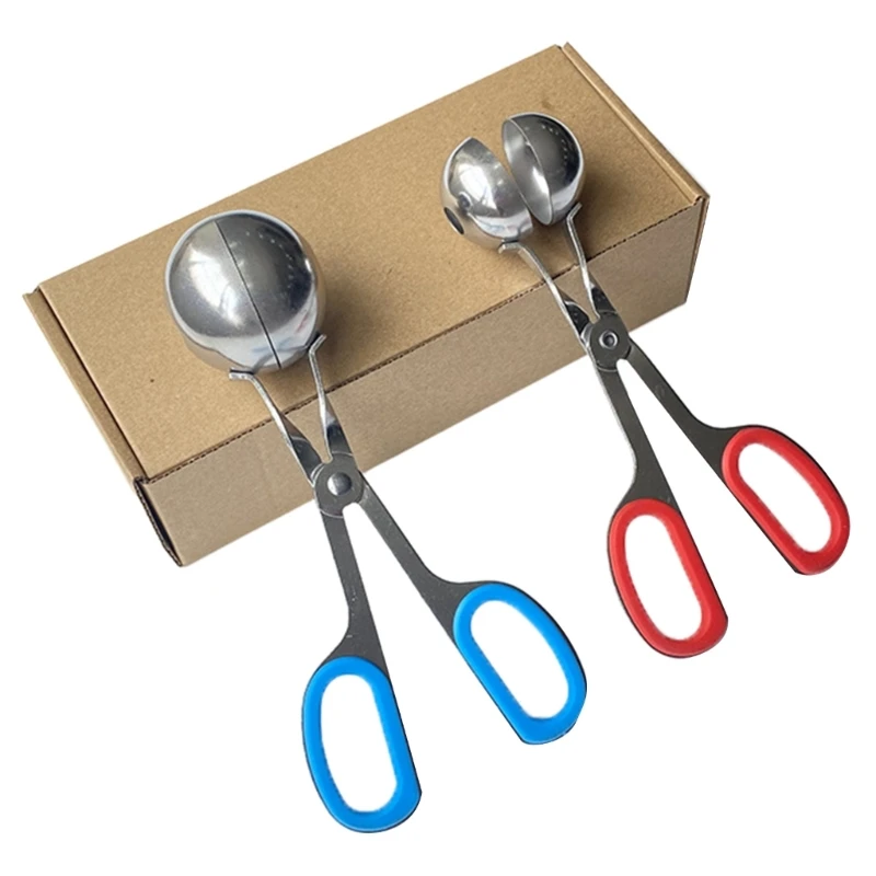 2pcs Innovative Meatball Making Set Household Baller with Detachable Handle