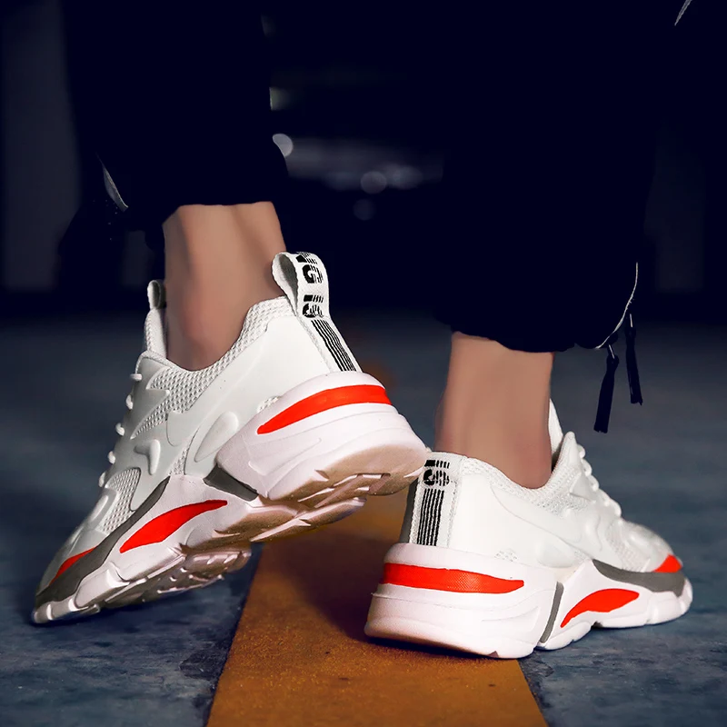 2022 Spring New Men Casual Shoes Lace Up Men Shoes Lightweight Comfortable Breathable Walking Sneakers 12 Tenis Feminino Zapatos
