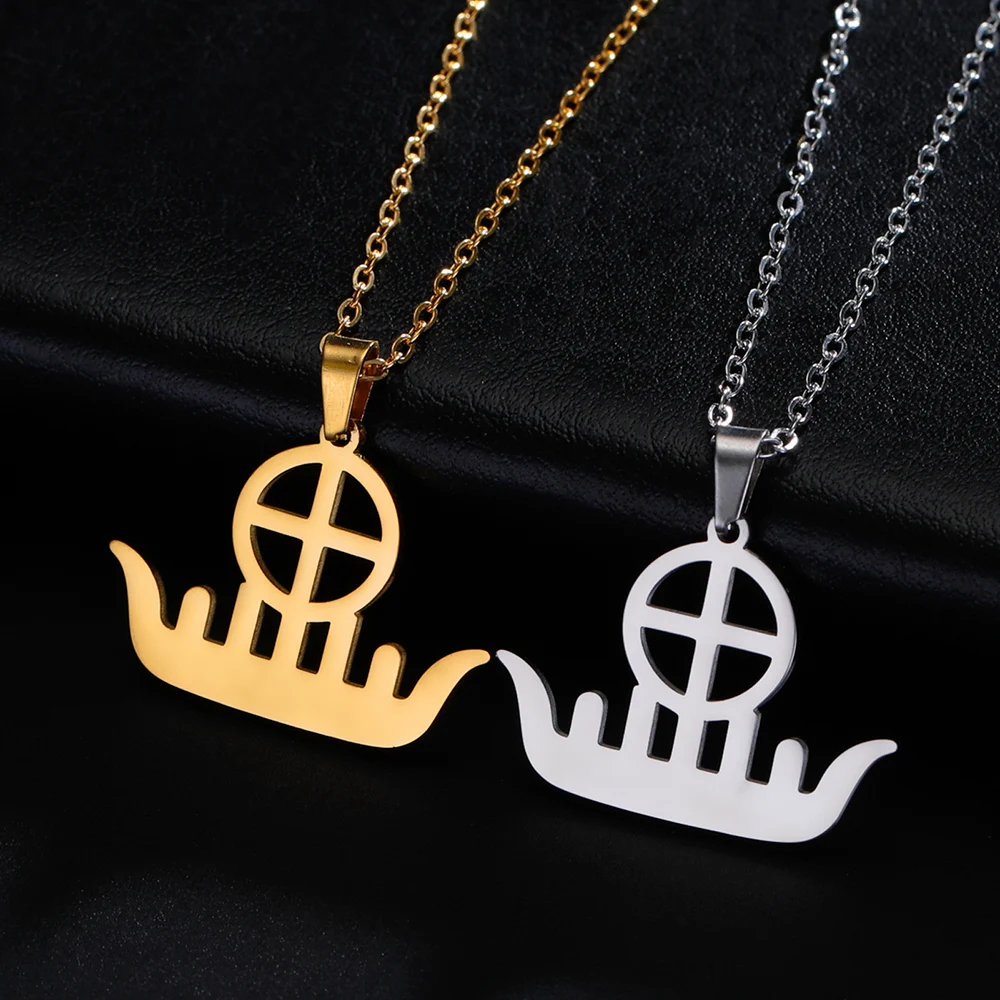 Dawapara nautische Segelboot-Halskette, Meeresliebhaber, Ozean, Urlaub, Schiff, Anhänger, Segeln, Strand, Kapitän, Seemann, Geschenke, Edelstahl – Detail 9