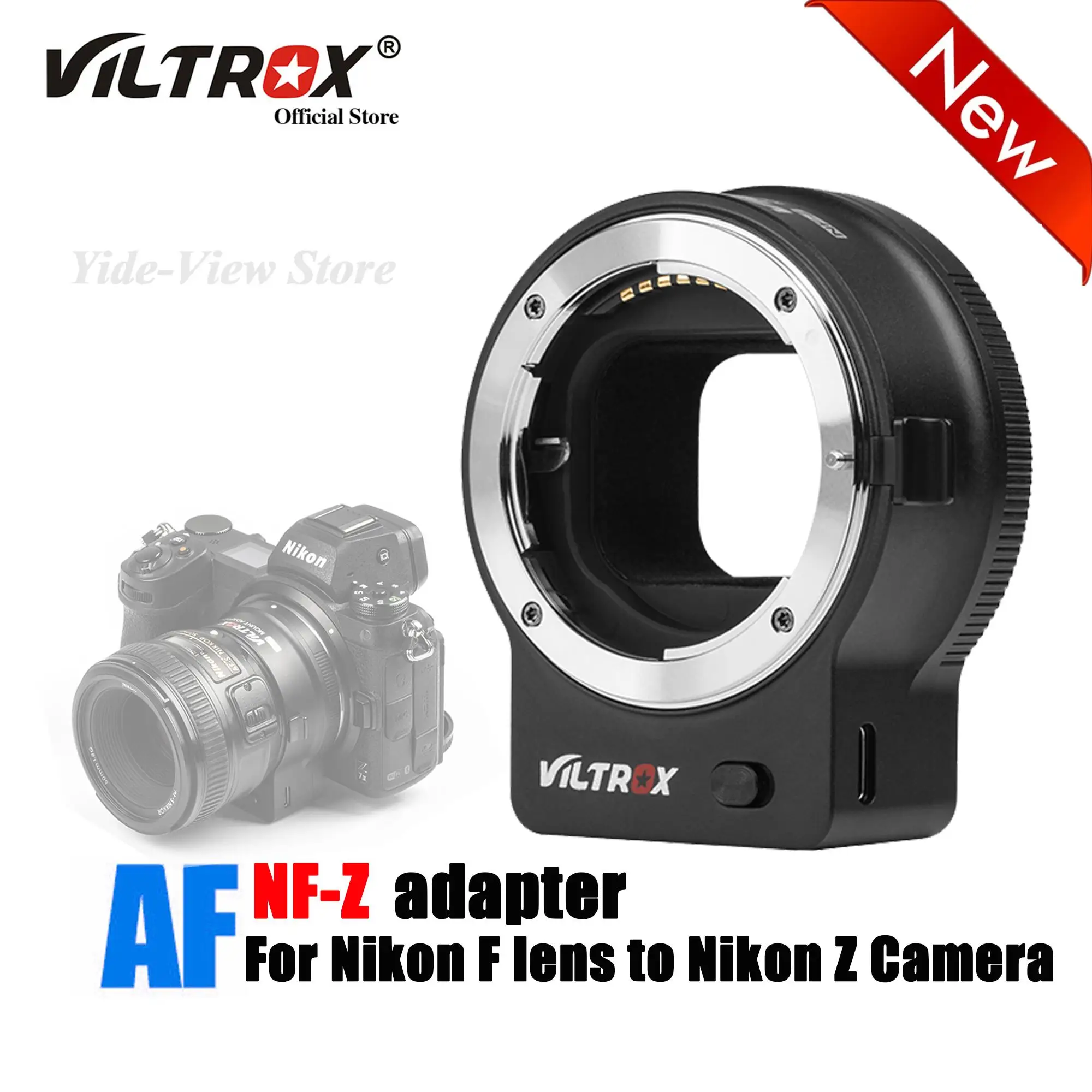 Viltrox NF-Zニコンfレンズ用オートフォーカスレンズアダプター
