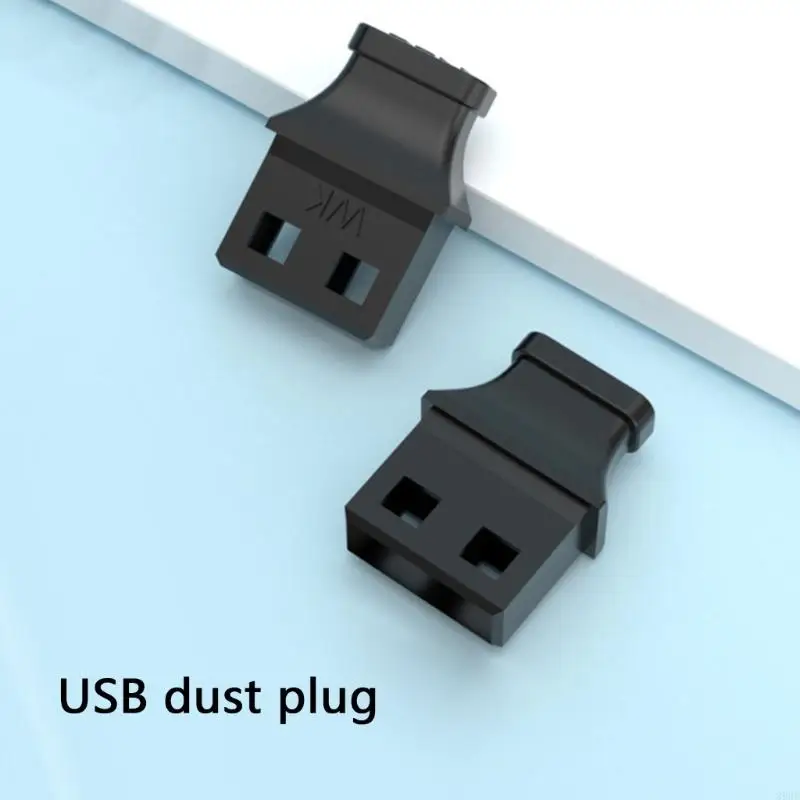 896F 편리한 손잡이 USB 포트 보호기 USB2.0 USB3.0 포트용 방진 캡