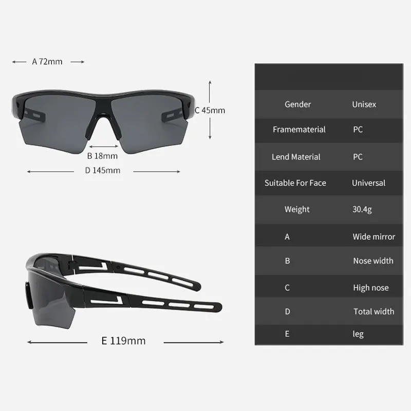 UV400 Cycling Glasses for Men Women Sport Road Bike Sunglasses Running Fishing Eyewear Male Bicycle Goggles Whole CN