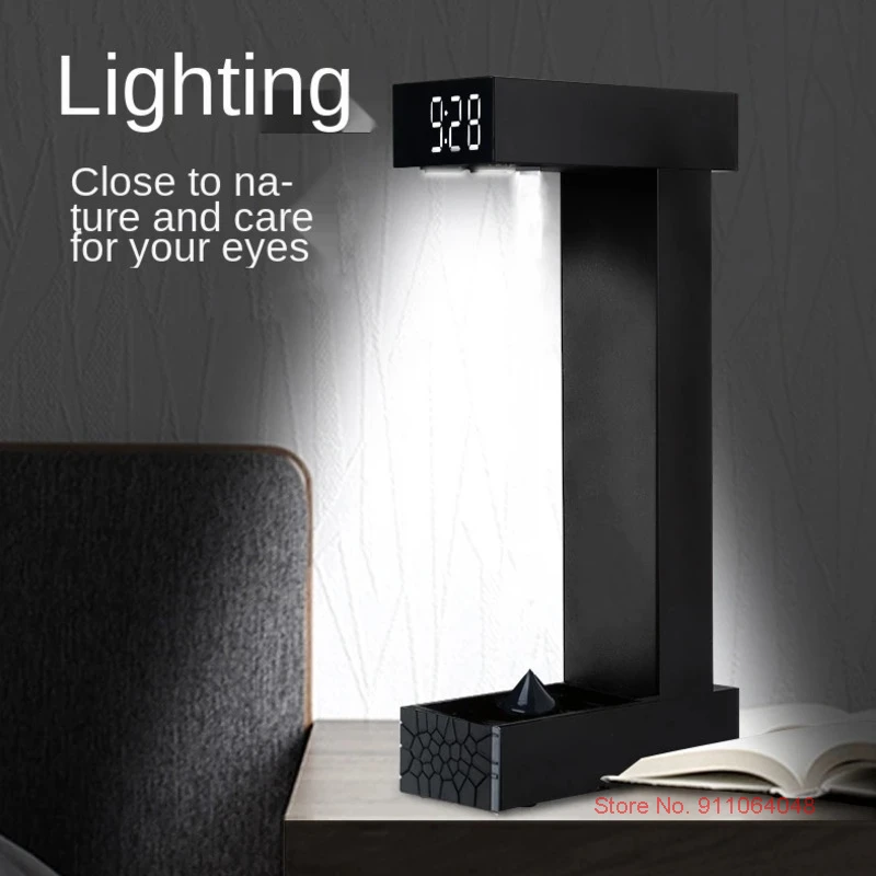 Anti Gravity Floating Water Clock Anti Gravity Water Fountain Lamp
