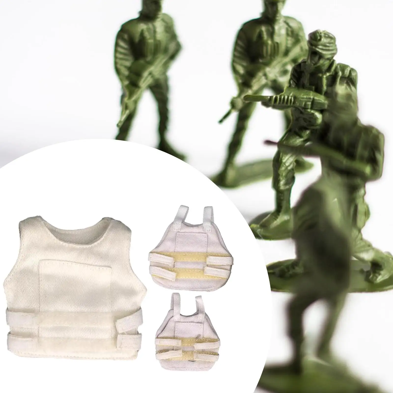 

3 Pieces 1:6 Scale Body Armored Vest Outdoor Protection Vest for 12inch Male Collectable Action Figures Accessories Body