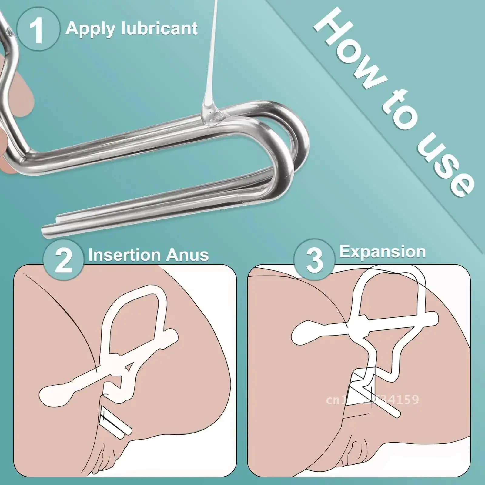 Hollow Anal Plug Expand The Anus Expander Bdsm Sex Toys Steel The Buttocks Plug Butt Tunnel For Dilator In Anal Enema Shower