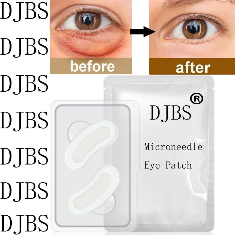 

DJBS Hyaluronic Acid Microneedle Eye Patches Mask for Anti Wrinkle Aging Dark Circles Moisturizing Under Eye Gel Pads Skin Care