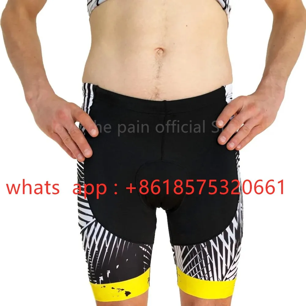 Zootekoi Men Cycling Shorts Triathlon Strapless Shorts Ropa Ciclismo Lycra Bicycle Swimming Running MTB