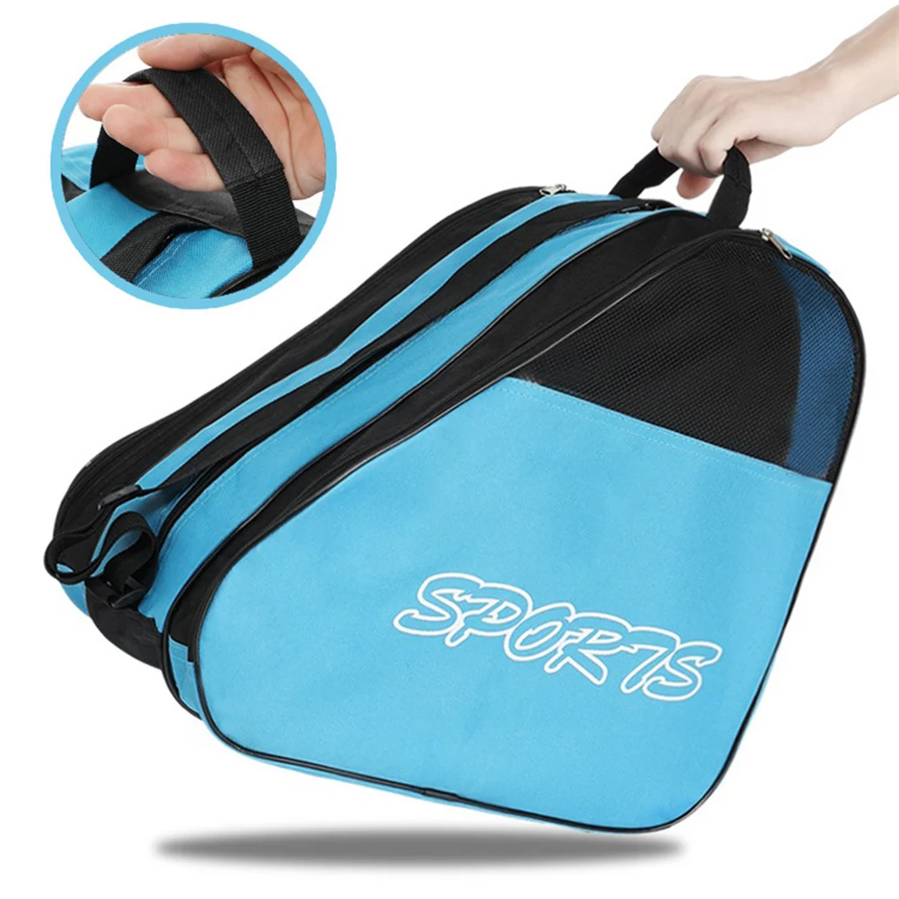 

Spacious Ice Skating Bag With Three-Layer Design For Storing Skates Helmet Protective Gear Winter Skate Board Accessories