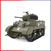 COOLBANK MODEL RC Tank 1/16 USA Stuart M5A1 Isoscale Simulation Model Open The Cannon Barrel Retractable Tank Toys Toys for Boys 4