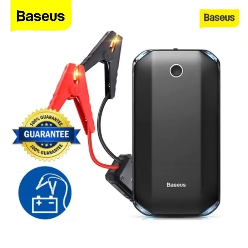 Baseus Car Jump Starter Pro 10000mAh Portable Auto Powerbank Battery 1000A Car Booster Battery Emergency Starter Battery for Car