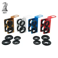 SY 1PC Metal&Silicone Hookah Shisha Hose Holder Hookah Accessories Max Dia.23mm Min Dia 19mm Can Hold 2 Hose Smoking Accessories 1