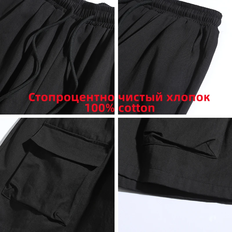 Male Outdoor Casual Fashion Cargo Shorts 2024 Summer New  Multiple pockets Design Shorts Men's  Leisure knee length Shorts
