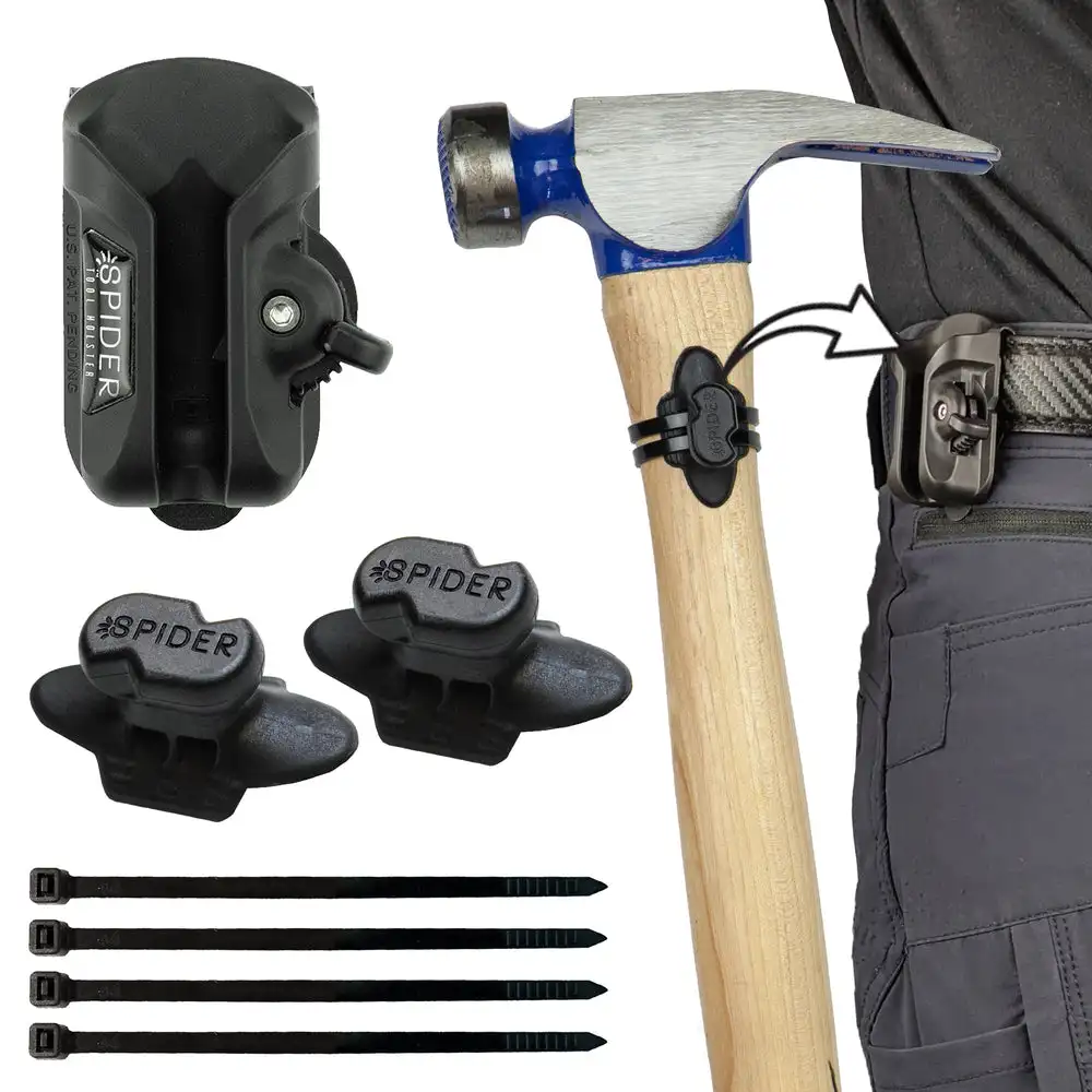 The Spider Tool Holster Tape Measure Set Electric Drill Hammer Drill Wrench Waist Hanging Storage Waist Hanger Storage El