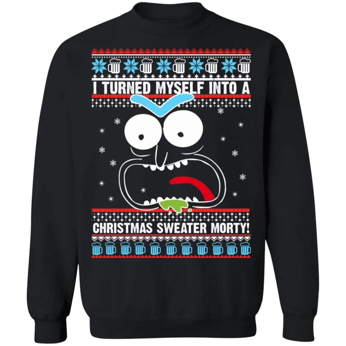 

I Turned Myself Into A Christmas Sweater. Funny Xmas Gift Sweatshirts New 100% Cotton Comfortable Casual Mens Hoodie Streetwear