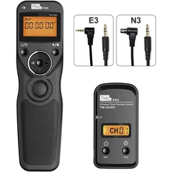 Remote Shutter Compatible for Canon, PIXEL Wireless Shutter Release Timer Remote Control E3/N3 Compatible for Canon Eos 1D 5D Ma