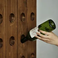 Solid Wood Wall Mounted Wine Racks