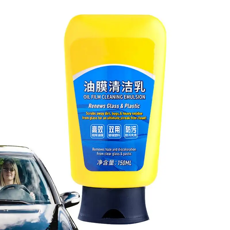 

Glass Restoration Stain Remover Windshield Glass Degreaser Cleaner 150ml Car Windshield Cleaner Glass Stripper Remover For