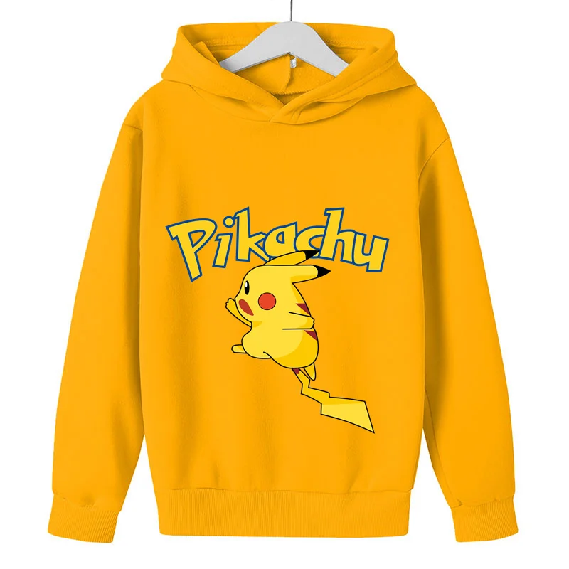 

Children Costume Spring Boy Pαkemon Hoodie Kids Clothes Funny Pikachu Pαkemon Hoodies for Teen Girls 4-14Y Baby Boys Sweatshirt
