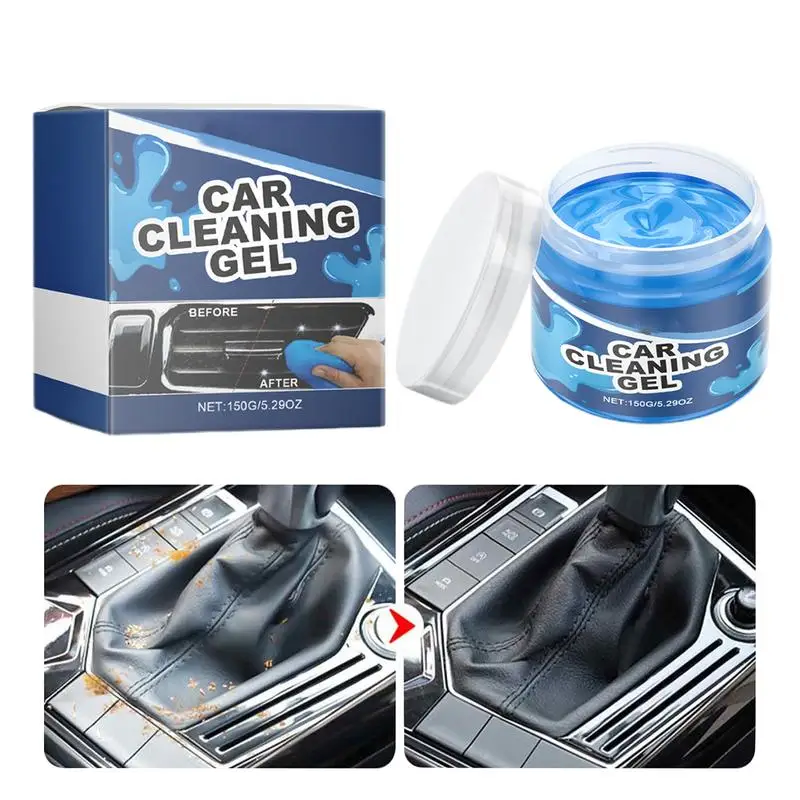 Car Detail Cleaner Tool Car Interior Crevice Detailing Putty Soft Air Vent Cleaning Slime Reusable Detail Removal Cleaner