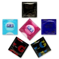 24 Stück Multipack-Kondome für Männer, Verzögerung der Ejakulation, ultradünn, empfindlich, gepunktet, gerippt, Kondom, gegenseitiger Höhepunkt, sexy Spielzeug für Paare 6