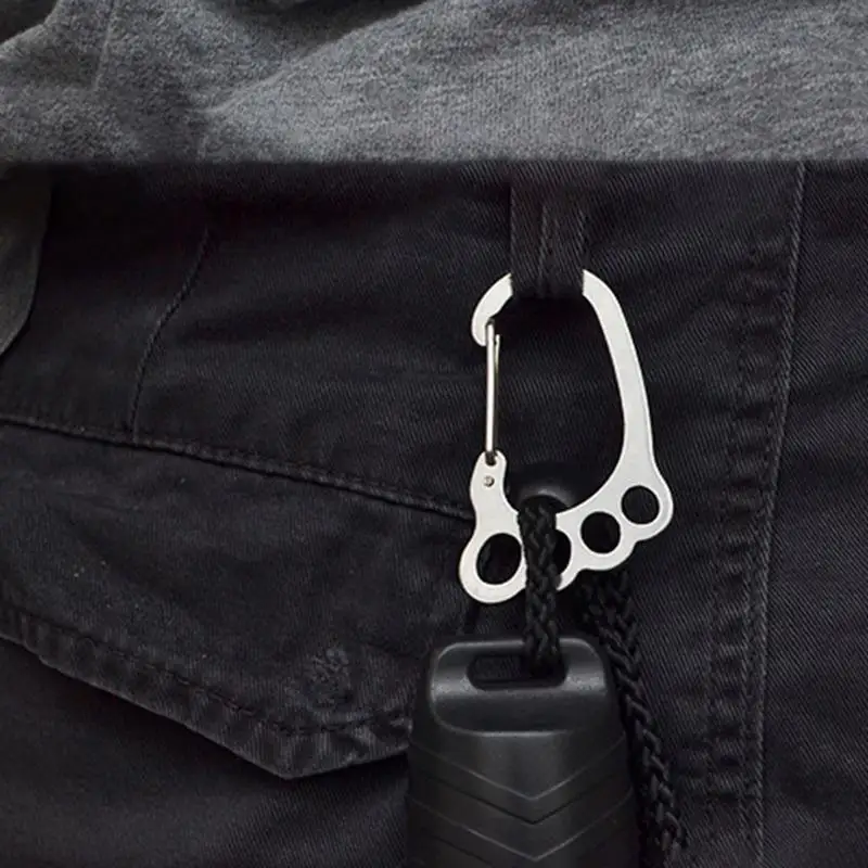 Heldenclip Karabiner Mit Fuß-Design - Stylisch & Stabil Für Unterwegs
