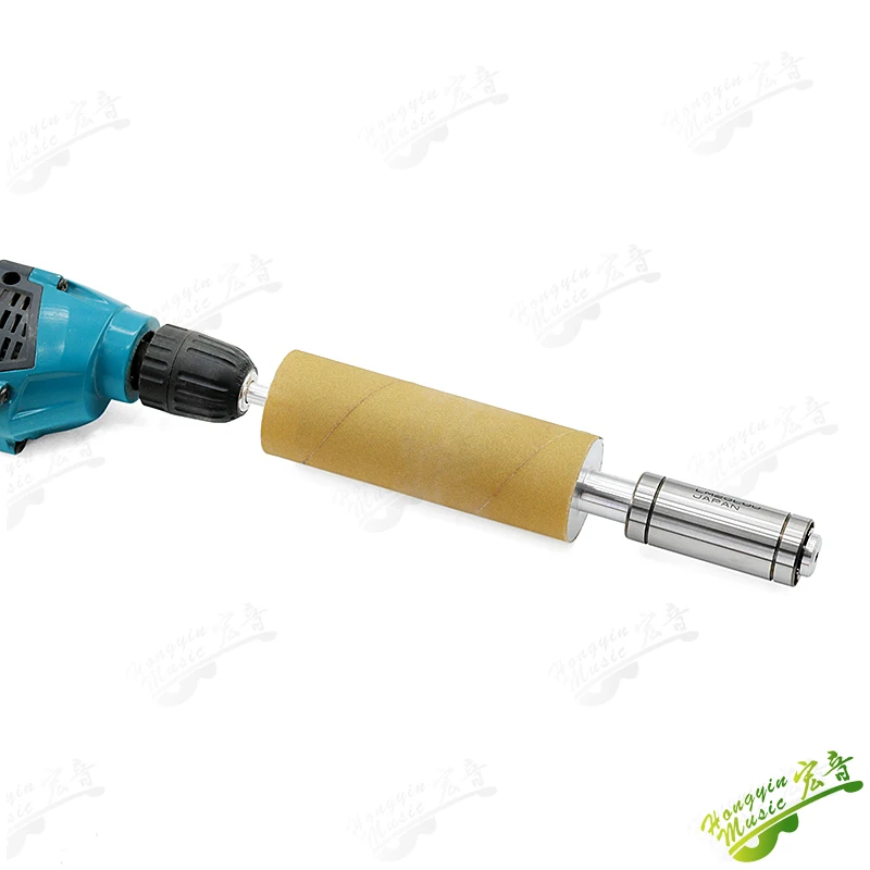 Non-powered hand sanding sanding shaft cylinder bar sanding shape folk bakelite guitar instrument making repair tools