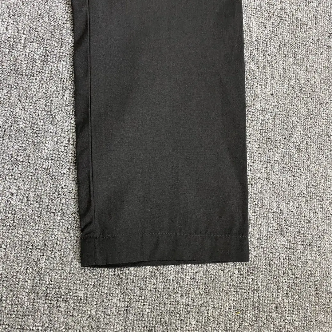 High Street Men's Casual Pants Pockets Design Cargo Pants Cotton Full Length Drawstring Techwear Men's Clothing 5