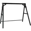 Heavy Duty 660 LBS Wooden Swing Frame with Extra Bottom Connection Board, Upgraded A-Frame Porch Swing Bench Stand 1