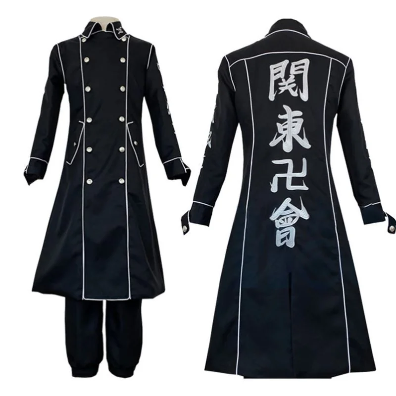 

Tokyo Revengers Cosplay Mikey Sano Manjiro Chifuyu Baji Ken Ryuguji Costume Embroidery Tokyo Manji Gang Uniform Anime Clothes