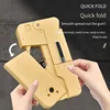 Folding mobile phone simulation toy gun 15 shell soft bomb troll convenient small gun model 3