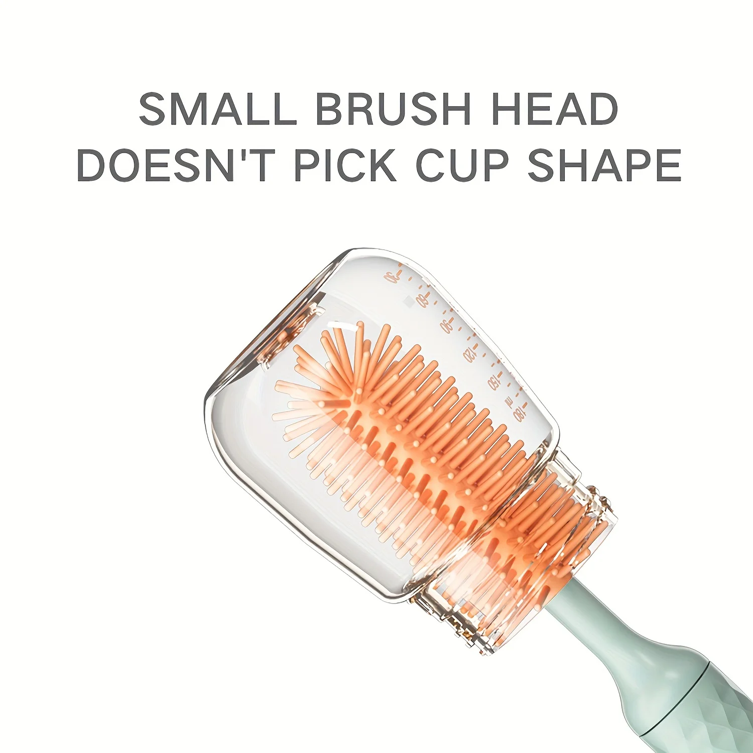 Bottle Brush Set, Silicone Bottle Brush, With 2 Pacifier Brushes, Straw Cleaner, USB Rechargeable, Waterproof Brush