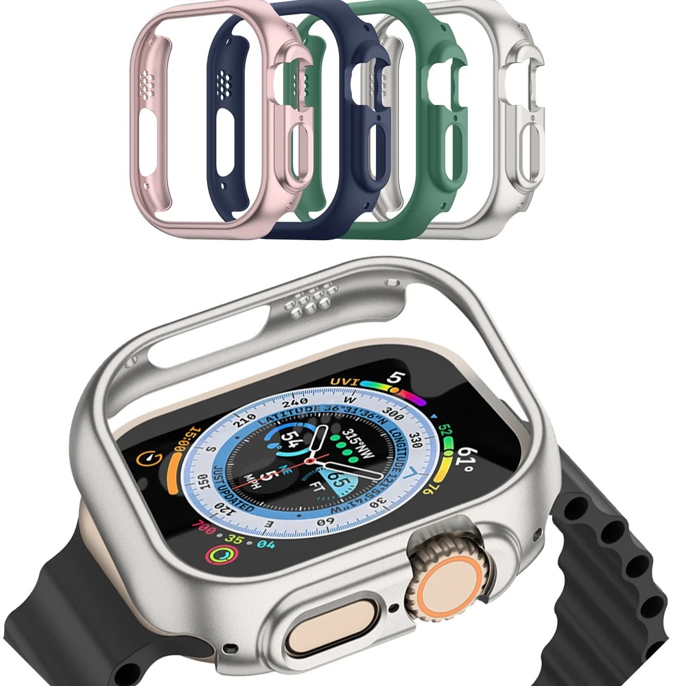 

PC Watch Case for Apple Watch Ultra 49mm Cover Hard Shockproof Bumber Protective Shell for Apple Watch Ultra 49mm Case No Screen