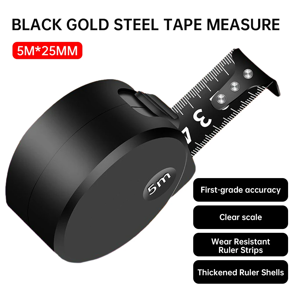 3/5M Measuring Tape Retractable Ruler Multifunctional Household Woodworking Portable Tool