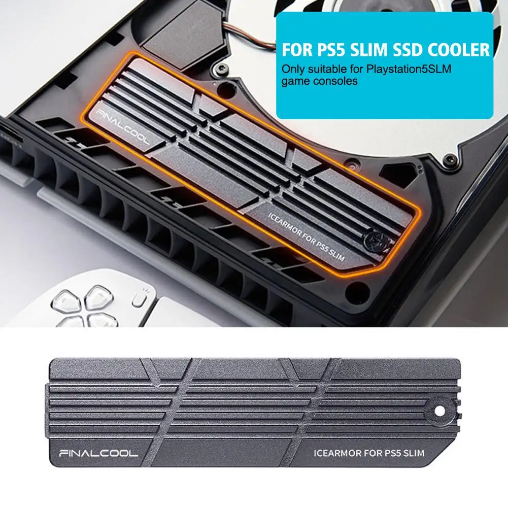 Kit Di Montaggio Di Raffreddamento Ssd Per Dissipatore Di Calore Ssd Sottile Ps5 Con Cuscinetti Termici In Silicone Kit Di Accessori Di Raffreddamento