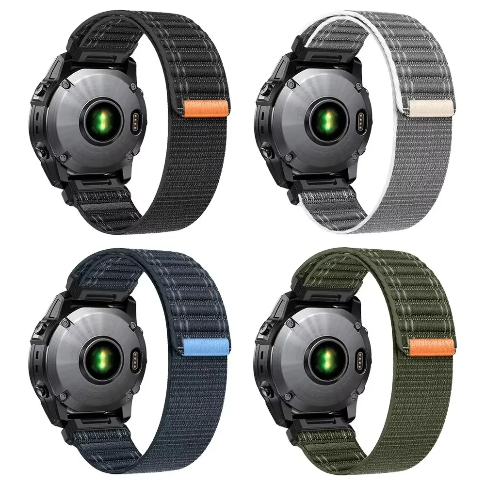 Breathable Nylon Sports Watchband - QuickFit Design, 22mm/26mm