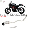 Slip On For Honda CB150R CB 150 R 2017-2022 Motorcycle Exhaust Muffler Escape Moto Modified Stainless Steel Front Mid Link Pipe