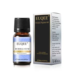 Floral Series Aromatherapy Fragrance Oil Collection - Coconut & Vanilla, Japanese Magnolia, Pumpkin Pie Scents, 10ml - 10ml (Bubble Gum)