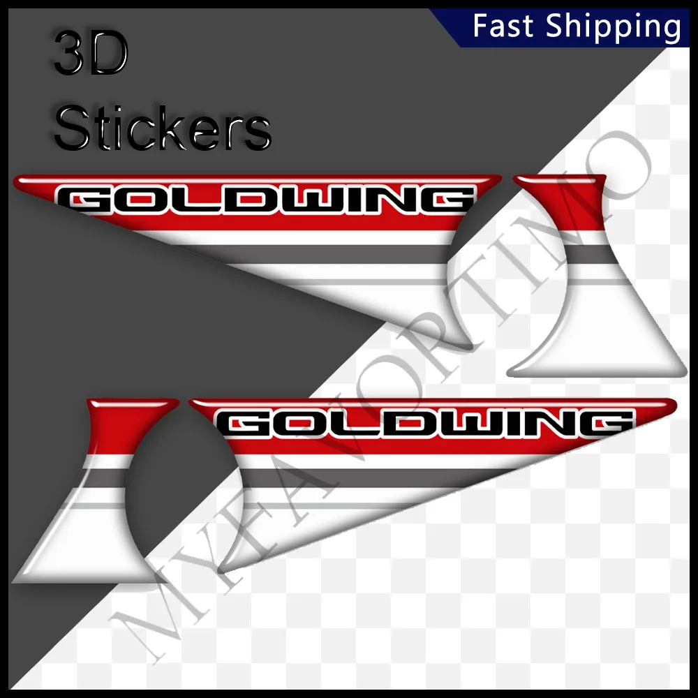 For Honda Goldwing 3D Sticker Gold Wing  GL1800 1100 1200 1500 Tour F6B GL 1800 Emblem Symbol Logo 2016 2017 2018 2019 2020 2021