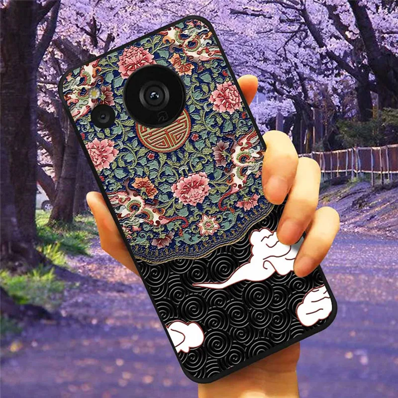 3D Relief Cartoon Silicone Back Cover - Embossed Soft Case