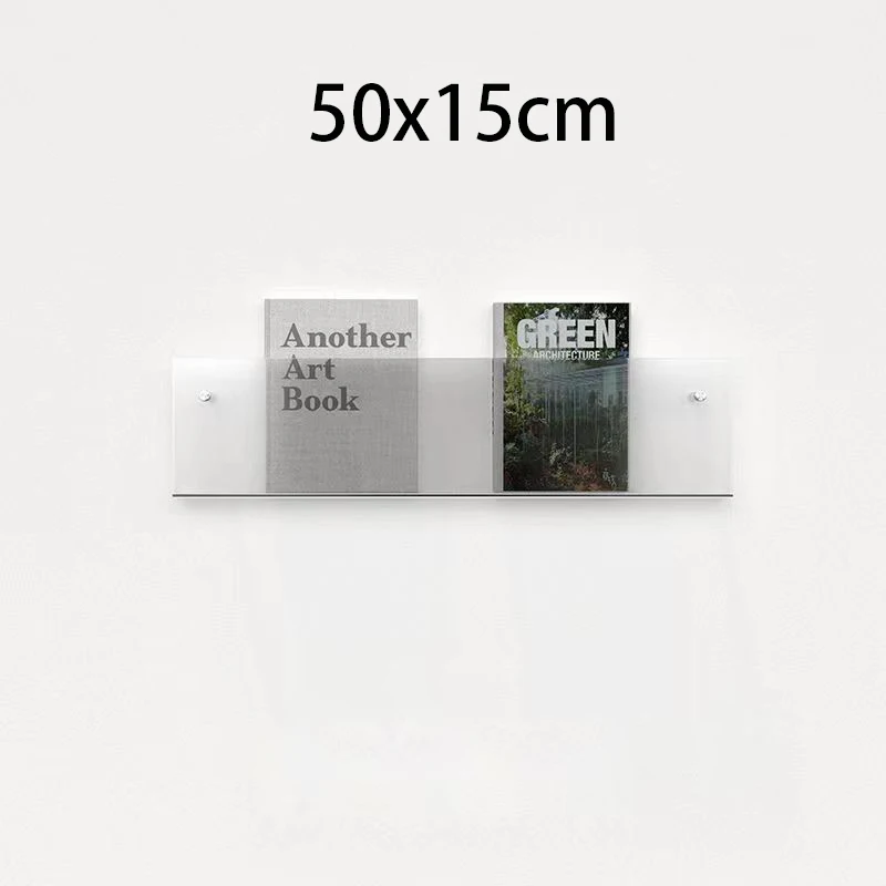 Elegant Wall-Mounted Acrylic Brochure Holder and Magazine Display Stand with 12 Compartments
