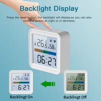 Tuya WiFi Temperature Humidity Sensor with Backlight Supported Hygrometer Thermometer TH08B RightSitu Work With Yandex Alice - Image 3