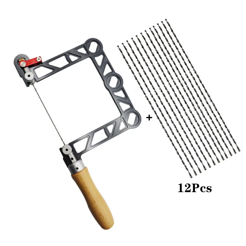 Coping Saw Aluminum Alloy Frame Fret Saw With Diamond Wire Jigsaws For