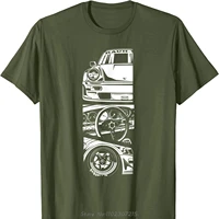Vêtements pour hommes JDM japonais automobile rétro course surdimensionné T-shirt Tuning voiture Fitness T-shirt col rond décontracté coton T-shirt 2