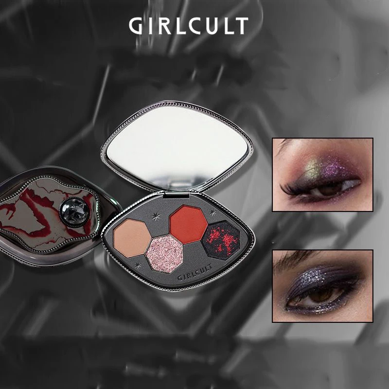 Makeup Set Powder Blusher Cream Lip stick Matte Lipstick Glitter Eye Shadow All In One Kit With Bag