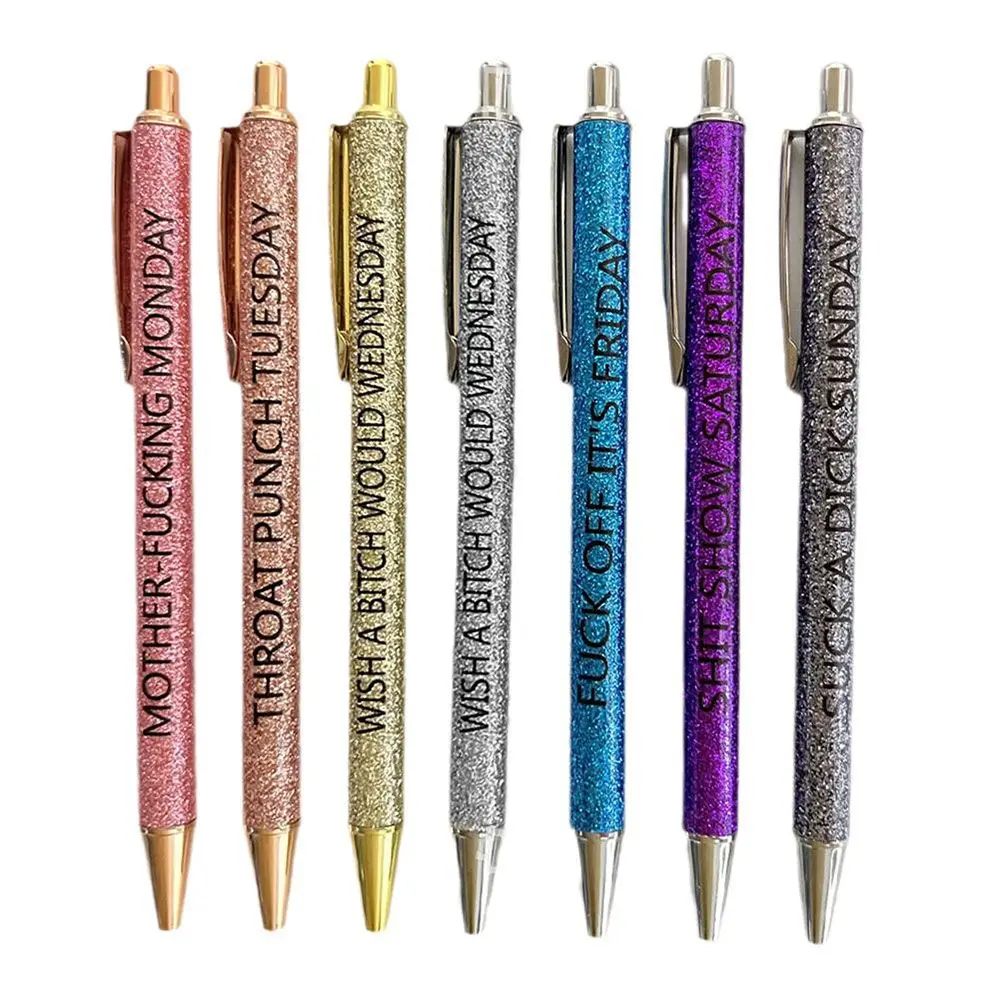 

Student Supplies Gel pen School Describing Mentality Office Ballpoint Pen Funny Pens Glitter Pen