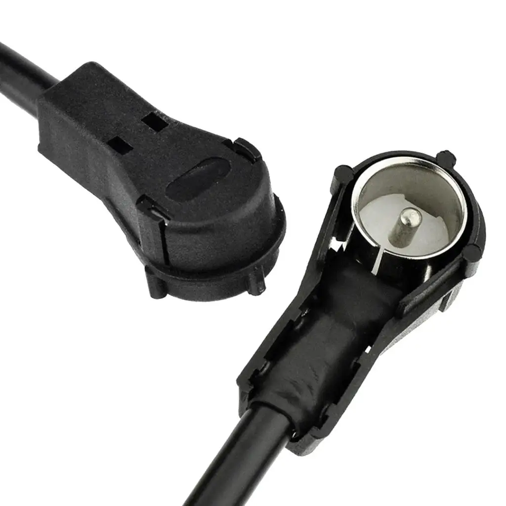Car radio antenna coax adapter line 20cm DIN 41585 socket to ISO plug car radio antenna adapter
