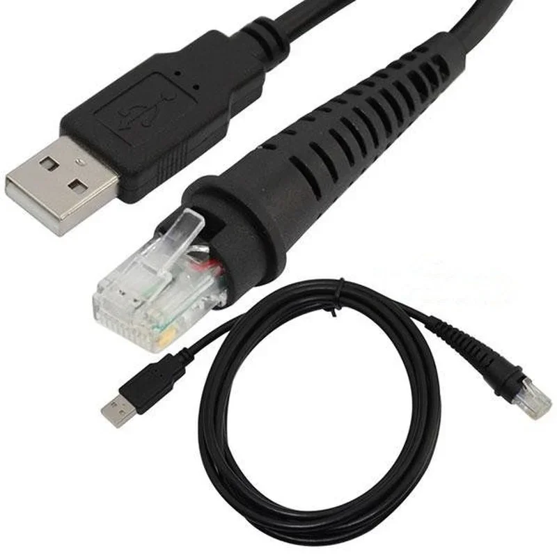 6.5FT USB Cable RJ50 10P10C for Honeywell Metrologic BarCode